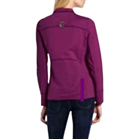 Neon Buddha Merritt Patchwork Jacket, ladies petite small magenta purple - Picture 9 of 11